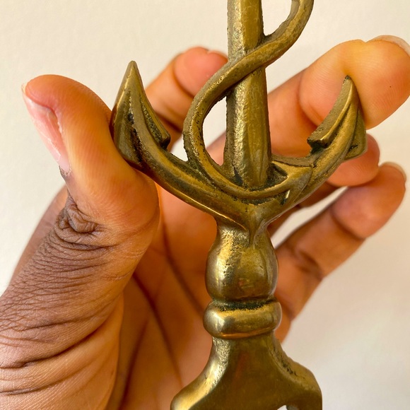 Vintage Solid Brass Nautical Opener - Picture 2 of 5